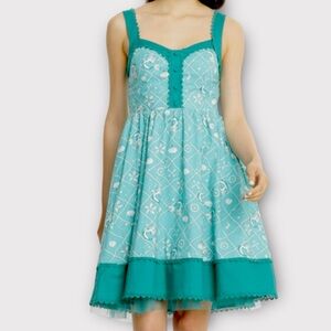 Disney Women’s Dress Small The Little Mermaid Ariel Pinup Retro Poofy Feminine